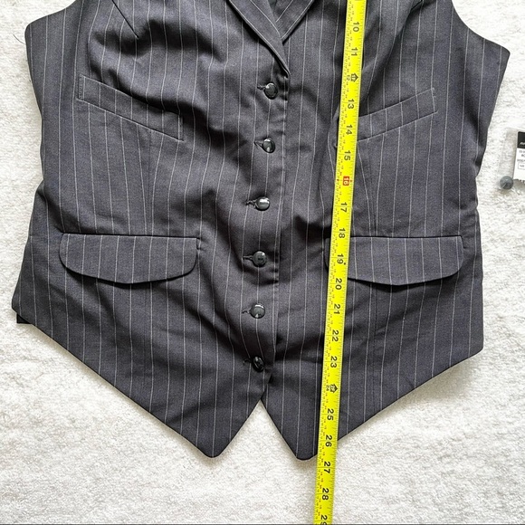 NORMA KAMALI BOYFRIEND VEST SIZE LARGE Academia Preppy Lagenlook Minimalist - Picture 6 of 8